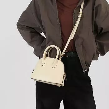 Женская сумка Bolide Shell весна 2025 года: Боулинг, сумка через плечо, Бостон, сумка-мессенджер