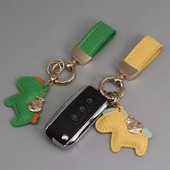 Женская сумка брелок брелки, брелок из искусственной кожи лошадь пони брелок аксессуары мода милый