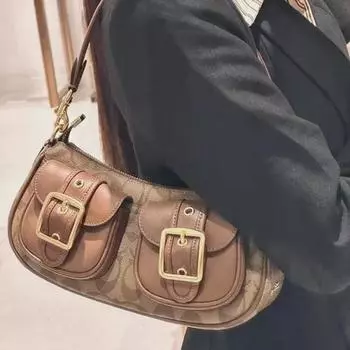 Женская сумка-чехол для мотоцикла Koujia 2024 Ashton Retro Baguette 25*10*7cm