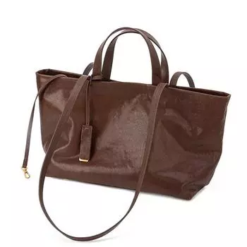 Женская сумка через плечо 2025 года, модная высококачественная универсальная школьная сумка-тоут для женщин, роскошная большая вместительная сумка VENOF Bags m коричневый