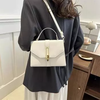 Женская сумка через плечо, элегантная и повседневная, универсальная, небольшая квадратная сумка, высококачественная и элегантная, новая