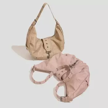 Женская сумка через плечо American Retro большой вместимости — универсальная и стильная сумка для поездок на работу или повседневного ношения 39cm*11cm*31cm