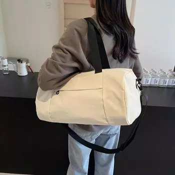 Женская сумка через плечо, большая вместимость, сумка для поездок на короткие расстояния бежевый