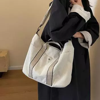 Женская сумка через плечо, большая вместимость, дорожная, портативная, простая