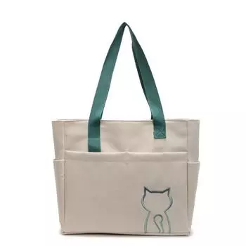 Женская сумка через плечо большой емкости Class Commuter Tote Bag Сумка подмышкой бежевый