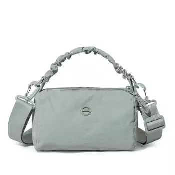 Женская сумка через плечо большой емкости, нейлоновая сумка через плечо, мужская многослойная сумка для поездок на работу светло-зеленый