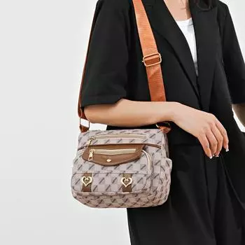 Женская сумка через плечо большой емкости, исходящая сумка через плечо, сумка для матери с принтом хаки