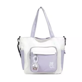 Женская сумка через плечо большой емкости, цветная сумка на плечо, школьная сумка, школьная сумка, сумка для книг хаки