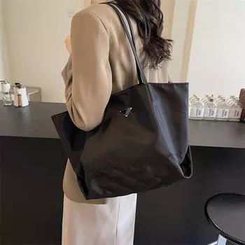 Женская сумка через плечо большой емкости, сумка для путешественников, однотонная сумка-тоут красный