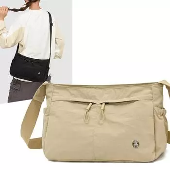 Женская сумка через плечо большой емкости для мам среднего возраста зелёный