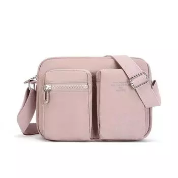 Женская сумка через плечо большой вместимости, водоотталкивающая нейлоновая сумка через плечо, походная сумка фиолетовый