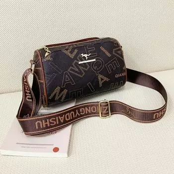 Женская сумка через плечо большой вместимости, сумка-подушка с принтом, трехслойная сумка на одно плечо оптом, трансграничная горячая распродажа, новая сумка 2024 года