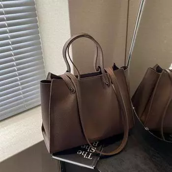 Женская сумка через плечо большой вместимости, уникальная, универсальная, повседневная, студенческая, высококачественная, новая сумка