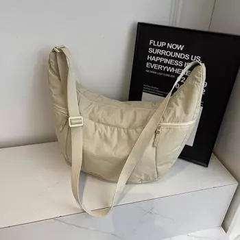 Женская сумка через плечо большой вместимости, однотонная сумка через плечо зелёный