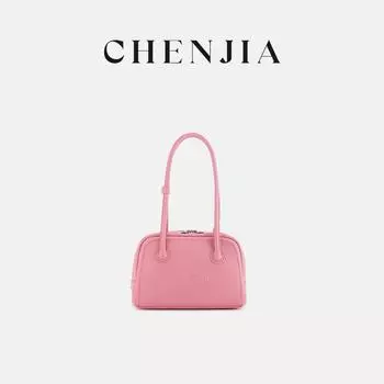 «Женская сумка через плечо Boston Pillow из натуральной кожи в корейском стиле»