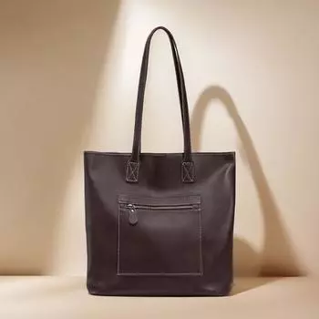 Женская сумка через плечо Commuter, универсальная сумка большой вместимости, сумка-ведро Advanced Sense кофейный