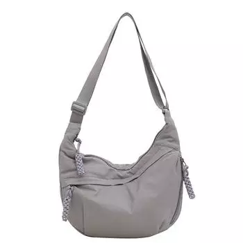 Женская сумка через плечо Crescent, большая вместимость, сумка-слинг Half Moon, дорожная сумка для девочек чёрный