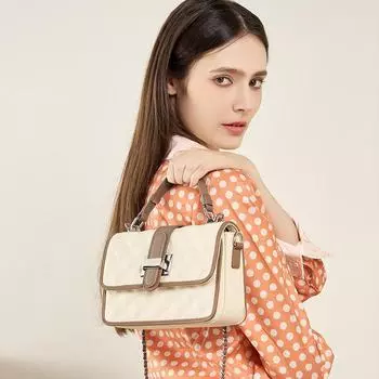 Женская сумка через плечо Diamond 2024 года — высококачественная натуральная кожа, подарок на день рождения покинуть белый