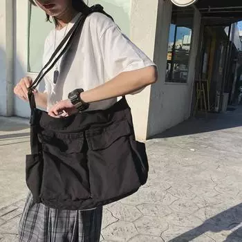 Женская сумка через плечо для девочек, большая вместимость, женская сумка для покупок, модная сумка для путешествий, свиданий, легкая сумка через плечо чёрный