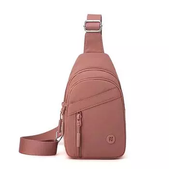 Женская сумка через плечо для поездок на работу, дорожная нагрудная сумка для активного отдыха розовый