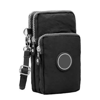 Женская сумка через плечо для телефона, водонепроницаемый нейлоновый мини-кошелек для мобильного телефона, сумка с регулируемым плечом