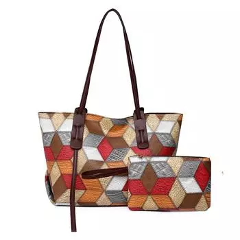 Женская сумка через плечо для женщин, новинка 2023 года, трендовая большая вместительная сумка, дизайн, элегантная нежная сумка, осенне-зимняя винтажная сумка-тоут 30cm15cm26cm