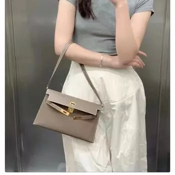 Женская сумка через плечо Elan 2024 года - сумка с ретро-узором «коза» 28*15*6