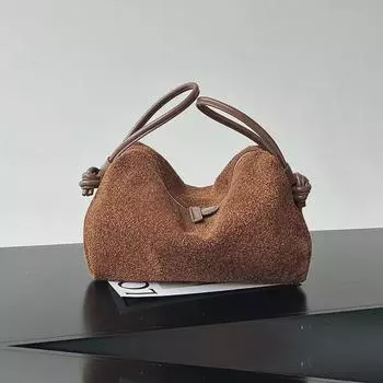 Женская сумка через плечо Frosted Leather 2024 года — элегантный дизайн подмышкой и через плечо Small