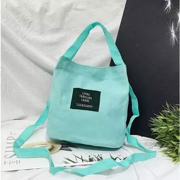 Женская сумка через плечо из холста, маленькая корейская модная сумка-мессенджер, сумка через плечо для девушек-студенток, женские сумки из хлопковой ткани оранжевый