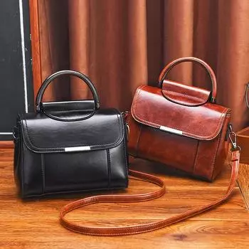 Женская сумка через плечо из искусственной кожи, студенческая сумка-мессенджер с верхней ручкой, женские модные маленькие сумки, женский дизайнер 22*11*16cm розовый