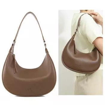 Женская сумка через плечо из искусственной кожи, модная сумка для подмышек, однотонная сумка через плечо на молнии хаки