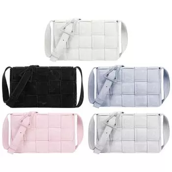 Женская сумка через плечо из искусственной кожи, стильная сумка-слинг, большая вместимость, модная квадратная сумка, однотонная, регулируемый ремень, дорожная сумка для улицы бежевый