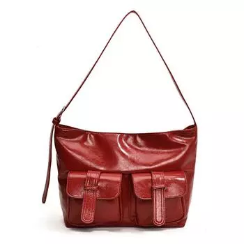 Женская сумка через плечо из искусственной кожи с множеством карманов для путешествий(белый)