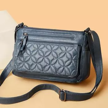 Женская сумка через плечо из искусственной кожи, маленькая квадратная сумка для мамы белый