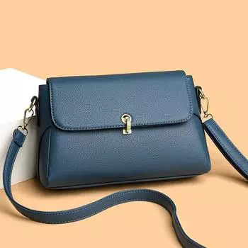 Женская сумка через плечо из искусственной кожи, сумки-мессенджеры с клапаном и ремешком на ремне для женщин