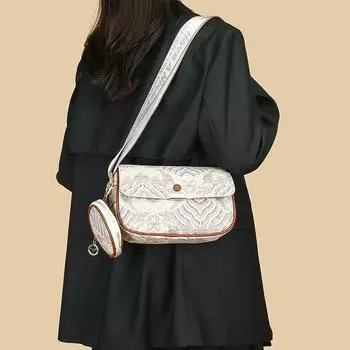 Женская сумка через плечо из искусственной кожи в винтажном стиле, сумки для отдыха, роскошный дизайн, модный тренд, новый стандарт