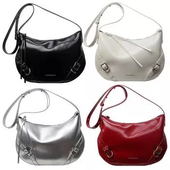 Женская сумка через плечо из искусственной кожи с регулируемым ремешком, модная сумка через плечо, застежка-молния для путешествий на открытом воздухе чёрный