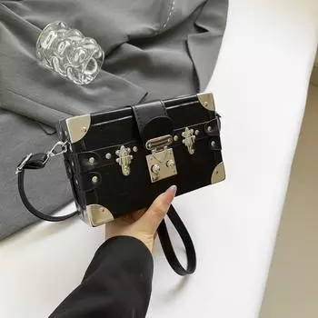 Женская сумка через плечо из искусственной кожи, женская сумка-коробка, повседневные женские сумки, высококачественная сумка-мессенджер, новая мода