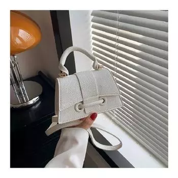 Женская сумка через плечо из искусственной кожи, трендовая дизайнерская квадратная сумка, новая модная сумка, сумки на одно плечо чёрный