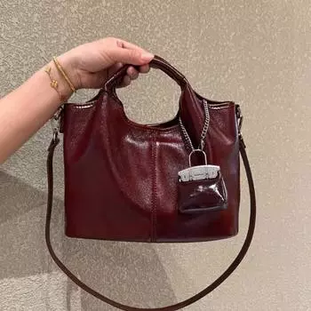 Женская сумка через плечо из искусственной кожи, маленькая сумка через плечо, простые сумки через подмышки, новый модный дизайн, зима