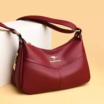 Женская сумка через плечо из искусственной кожи, повседневная сумка через плечо класса люкс