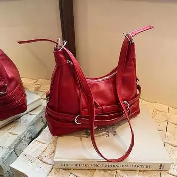 Женская сумка через плечо из искусственной кожи, модная, универсальная, большая вместительная сумка для покупок, поясная сумка с дизайном для дам