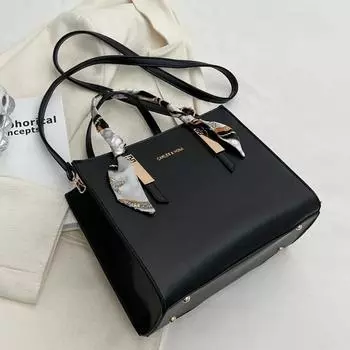 Женская сумка через плечо из искусственной кожи, высококачественные роскошные сумки, большая вместимость, модная дизайнерская сумка через плечо