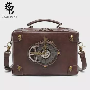 Женская сумка через плечо из искусственной кожи в стиле панк-ретро