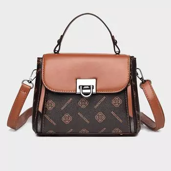 Женская сумка через плечо из искусственной кожи, маленькая сумка-ведро, контрастные цвета, сумки через плечо для женщин, женственный подарок