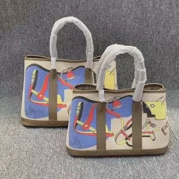 Женская сумка через плечо из коровьей кожи и льна, осень/зима 2024 г.