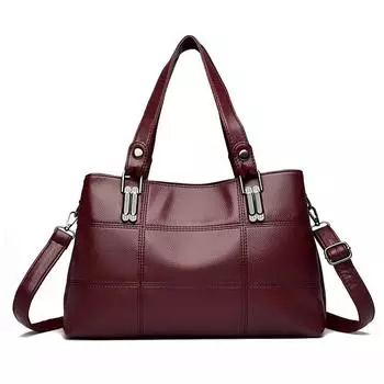 Женская сумка через плечо из мягкой кожи, повседневная, высококачественная, дизайнерская, класса люкс