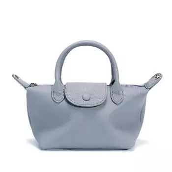 Женская сумка через плечо из натуральной кожи. Новая универсальная сумка через плечо из коровьей кожи с передним слоем и узором личи для женщин.