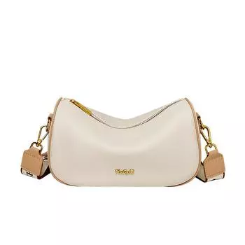 Женская сумка через плечо из натуральной кожи 612420156 (25*9,5*15 см) коричневый