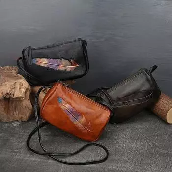 Женская сумка через плечо из натуральной кожи, верхний слой из коровьей кожи, женская винтажная квадратная сумка зелёный